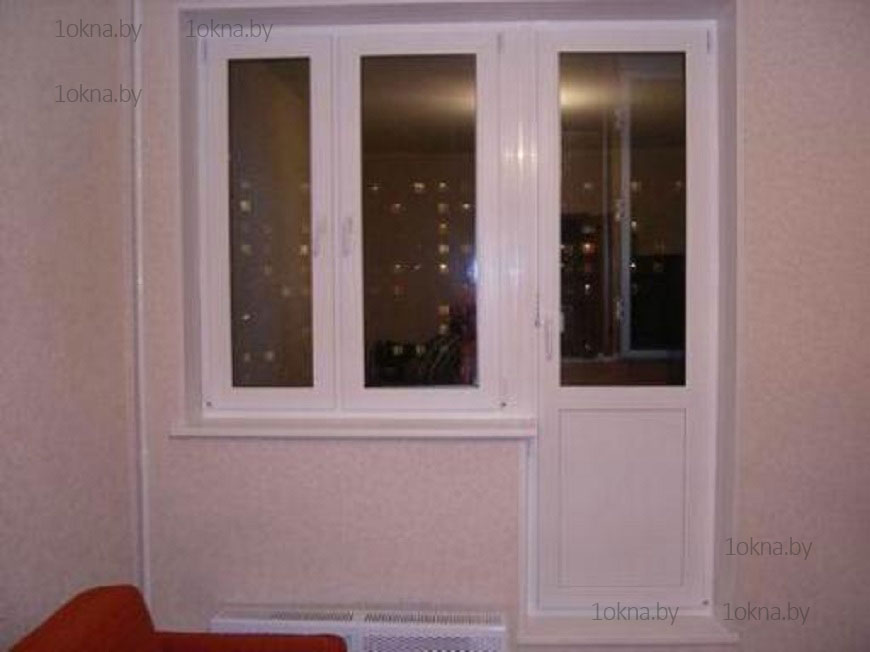 Балконный блок с откидным окном