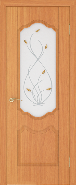 Ламинированные двери Орхидея ДО миланский орех