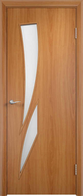 Ламинированные двери Verda ПО С2 миланский орех
